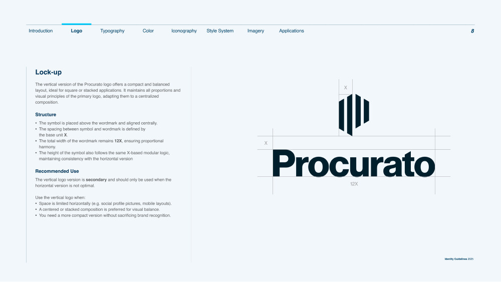 Procurato brand book