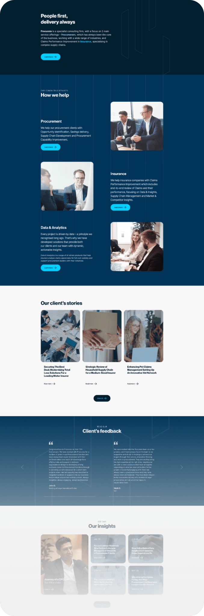 Pagina Procurato — how we help